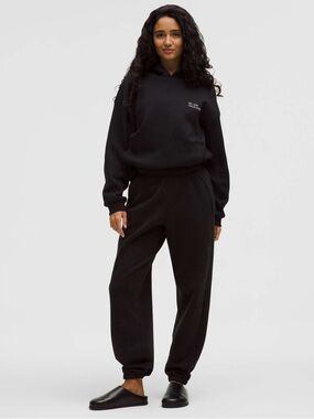 Lululemon Scuba Mid-Rise Oversized Jogger Black XXS